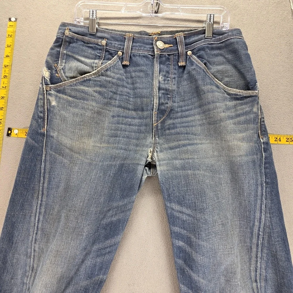 Vintage Levis Engineered Jeans Mens 31x32 Twisted Button Fly Medium Wash